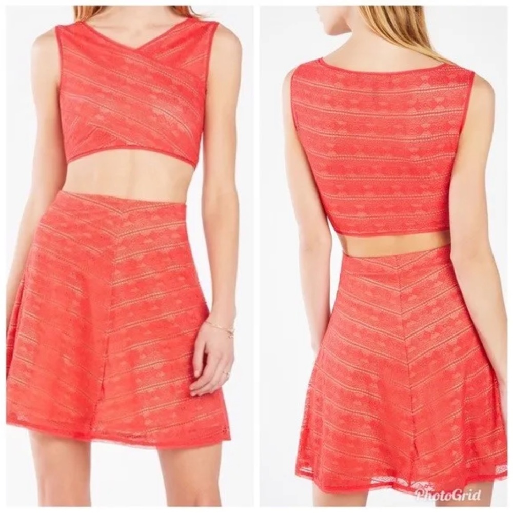 BCBGMaxAzria Ivanna 2-piece Set Crop Top and Skirt